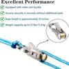 Retractable Tie Down Rope Tensioner Heavy Duty Rope Tightening Tool for Camping Boating Luggage Fastening
