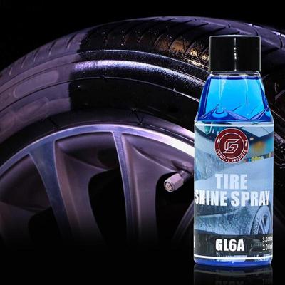 Car Tire Shine 100ml High Gloss Dressing Agent Black Shine Wheel Cleaner For Auto Detailing Wheel Cleaning Daily Maintenance