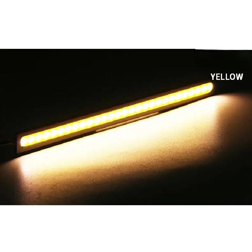 10PCS 17CM LED DRL Waterproof Driving Daytime Running Lights Strip 12V COB LED Car Aluminum Stripes Lights