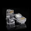 100pcs RJ-45 Network Cable Module Crystal Plug CAT-5/5e 8 Core Gold-plated Ethernet Network Connector AVE
