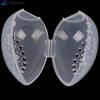 1/2/5PCS Clear Egg Shaped Empty Makeup Sponge Storage Box Portable Plastic Cosmetic Puff Organizer Rack Blender Holder Stand
