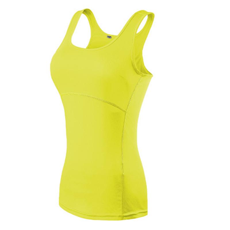 

Спортивная одежда, женский жилет для йоги, спортивная рубашка для фитнеса, майки без рукавов для домашнего спортзала, майки для бега, топы XXL жёлтый