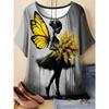 Casual Simple Women's Short-sleeved Fashion Versatile Top Breathable T-Shirts Women’s