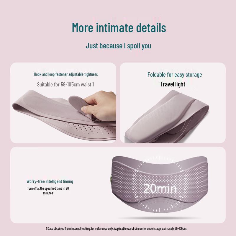 Philips PPM3213B Wireless Waist & Abdominal Massager with Heat Therapy CN plug (adapter included)