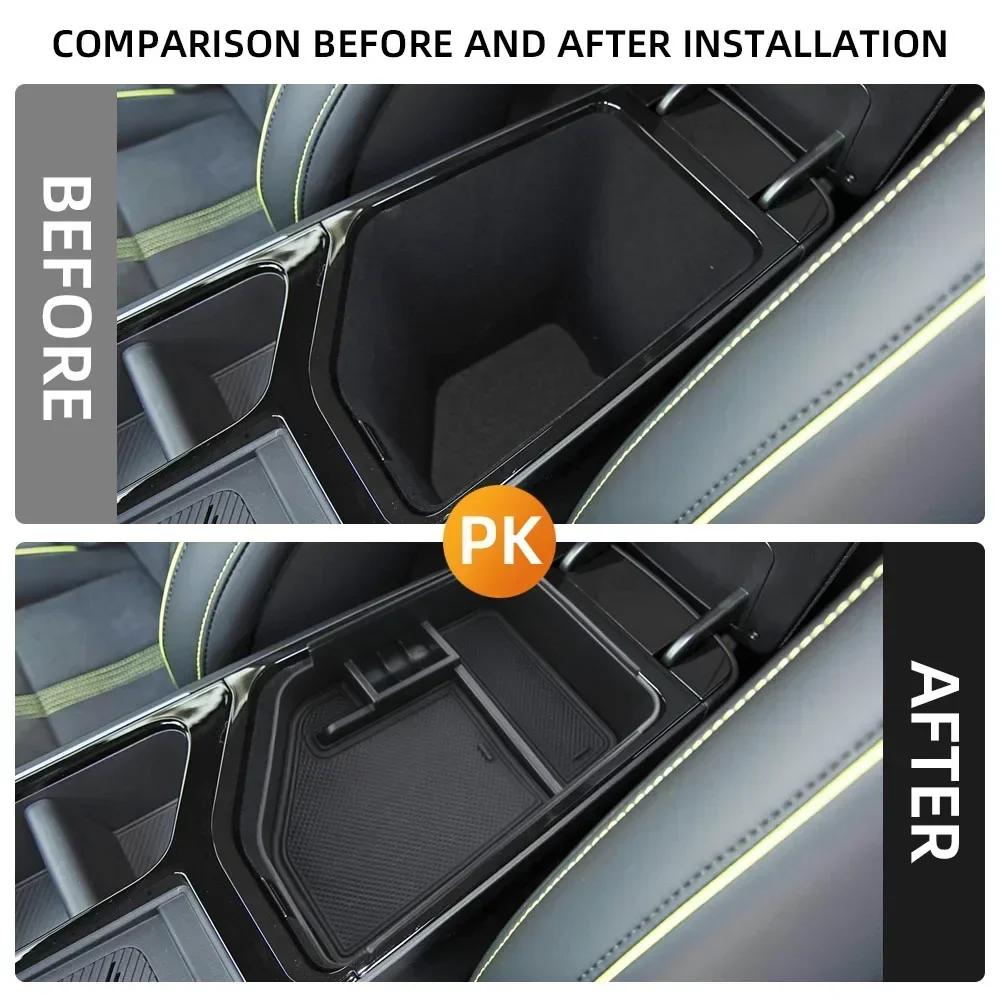 For Kia EV6 EV 6 2025 2025 2025 2025 2025 LHD Organizer Armrest Box Storage Tray Center Console Stowing Interior Accessories