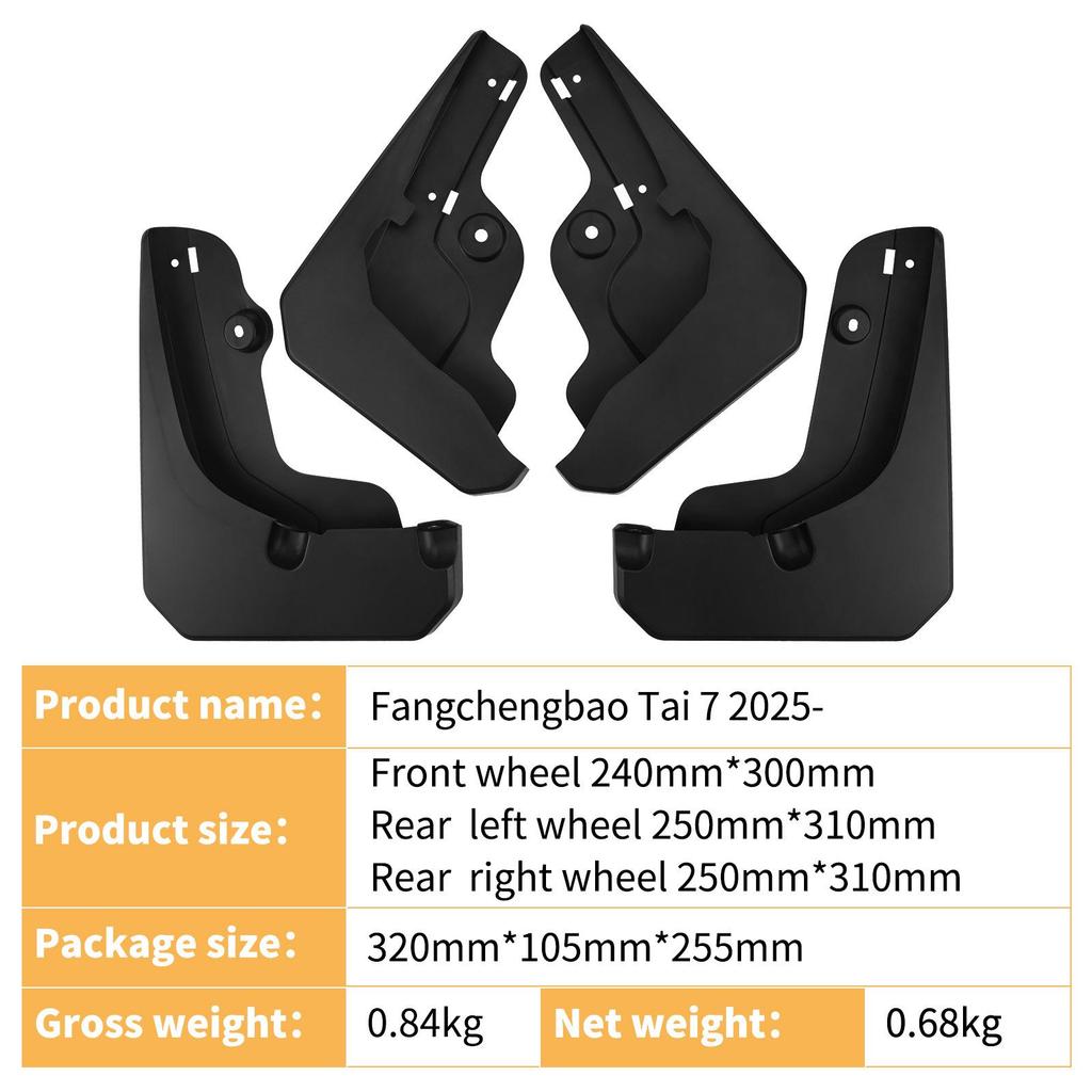 BYD Fangchengbao Tai 7 2025 Kotflügel-Skin