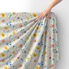 Royal Samt Stoff Polyester Zum Nähen - Motiv Blumen - Rdx2156