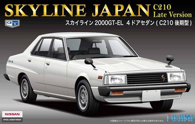 Fujimi Model 1/24 Inch Up Serie Nr. 174 Nissan Skyline JAPAN 4-türige Limousine C210 spätes Modell Plastikmodell ID174