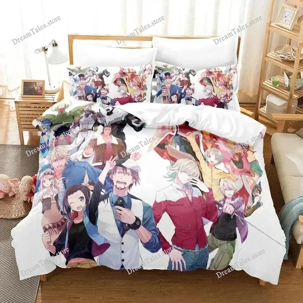 Tiger & Bunny Bedding Set Single Twin Full Queen King Size Bed Set Adult Kid Bedroom Duvet Cover Sets 3D Anime Parure De Lit Bed