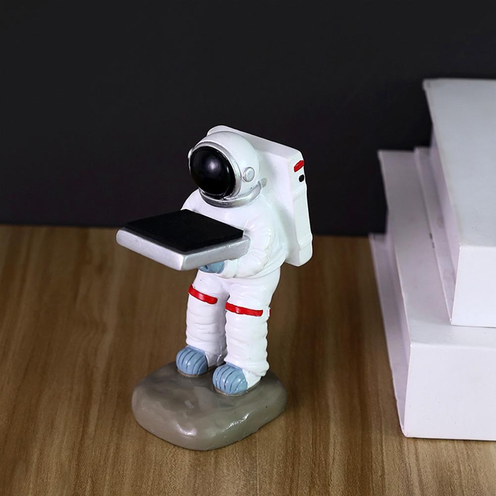 Watch Display Stand Resin Figurine Holder Tray for Watch Jewelry Storage and Home Desk Decoration Spaceman