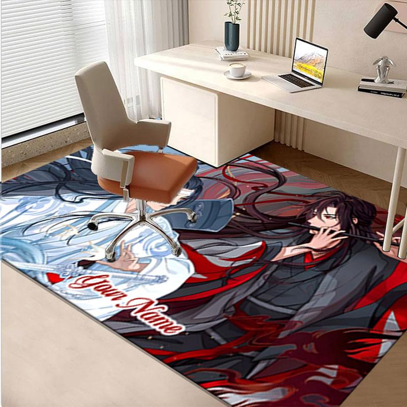 1PC Custom Name Epic Fantasy Duel Theme Floor Mat Ideal for Living Room, Game Rooms, Office, Bedroom,Floor Mat Playful Design