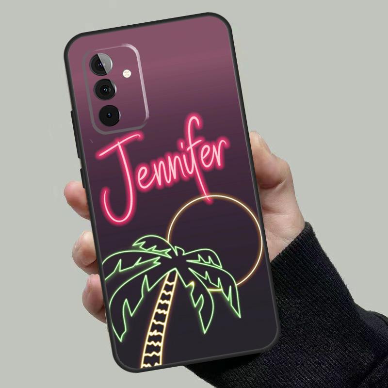 

PERSONALISED NEON CUSTOM NAME INITIALS For Samsung Galaxy A34 A54 A14 A24 A72 A52 A32 A22 A12 A51 A71 A13 A23 A33 A53 Phone Case Samsung A54 5G