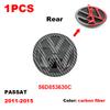 148mm 99.5mm ABS Emblem Car Front Hood Rear Boot Tailgate Bonnet Logo Sticker For Volkswagen PASSAT B6 B7 2011-2015 Accessories