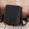 Men’s Casual Retro Genuine Leather Crossbody Bag - Single Shoulder Small Crazy Horse Style