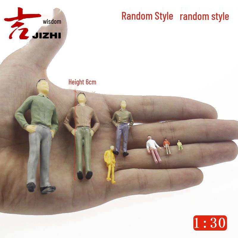 Architectural Sand Table Model Figures: Colored Miniature People & Railway Workers
