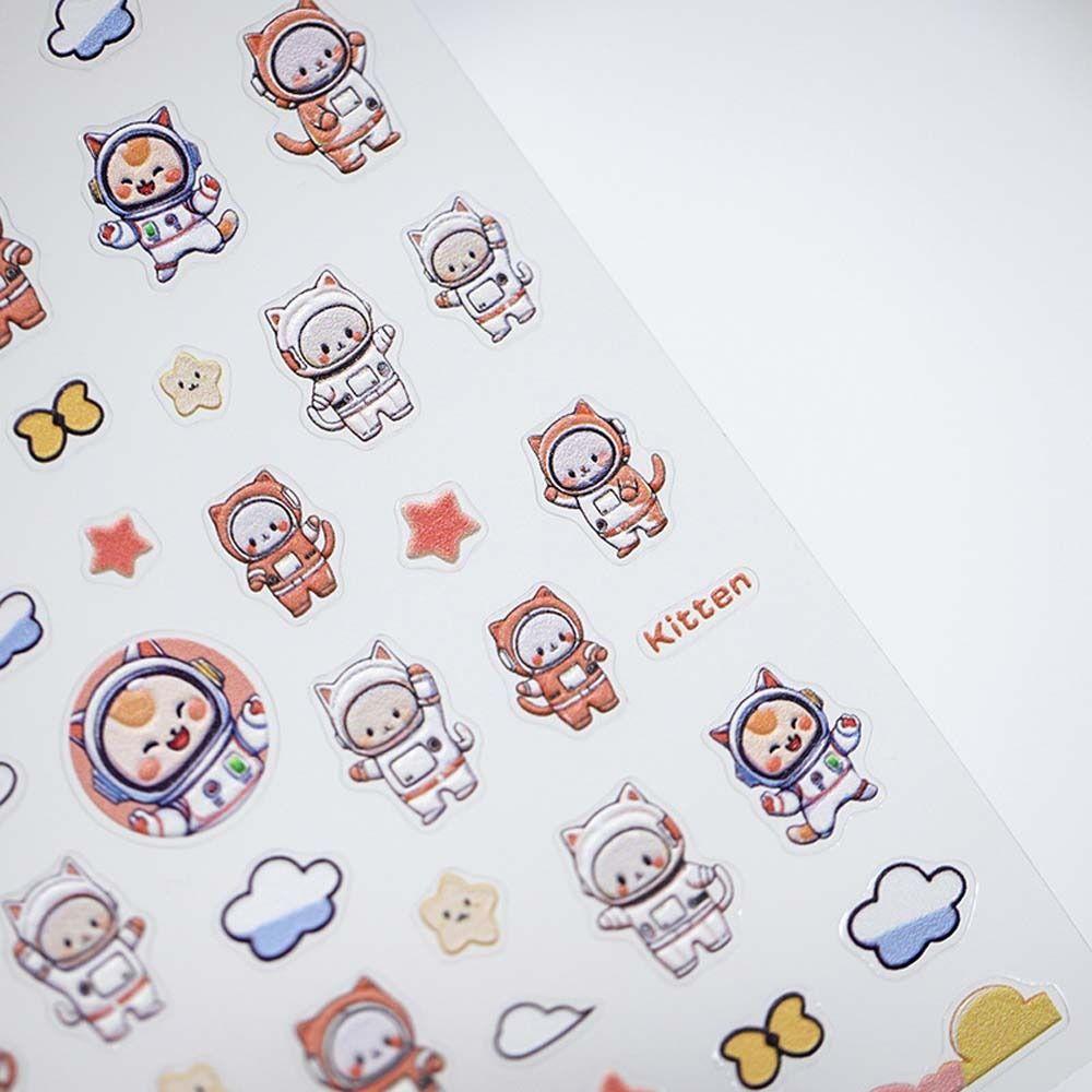 Nail Accessories Halloween Cartoon Nail Stickers Cartoon Animal Nail Decals Nail Salon