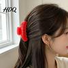Long Hair Accessory High Elasticity Spring Claw, Translucent Jelly Texture Shark Clip, Clamp Pumpkin-Bat Halloween Design Back Head Claw for