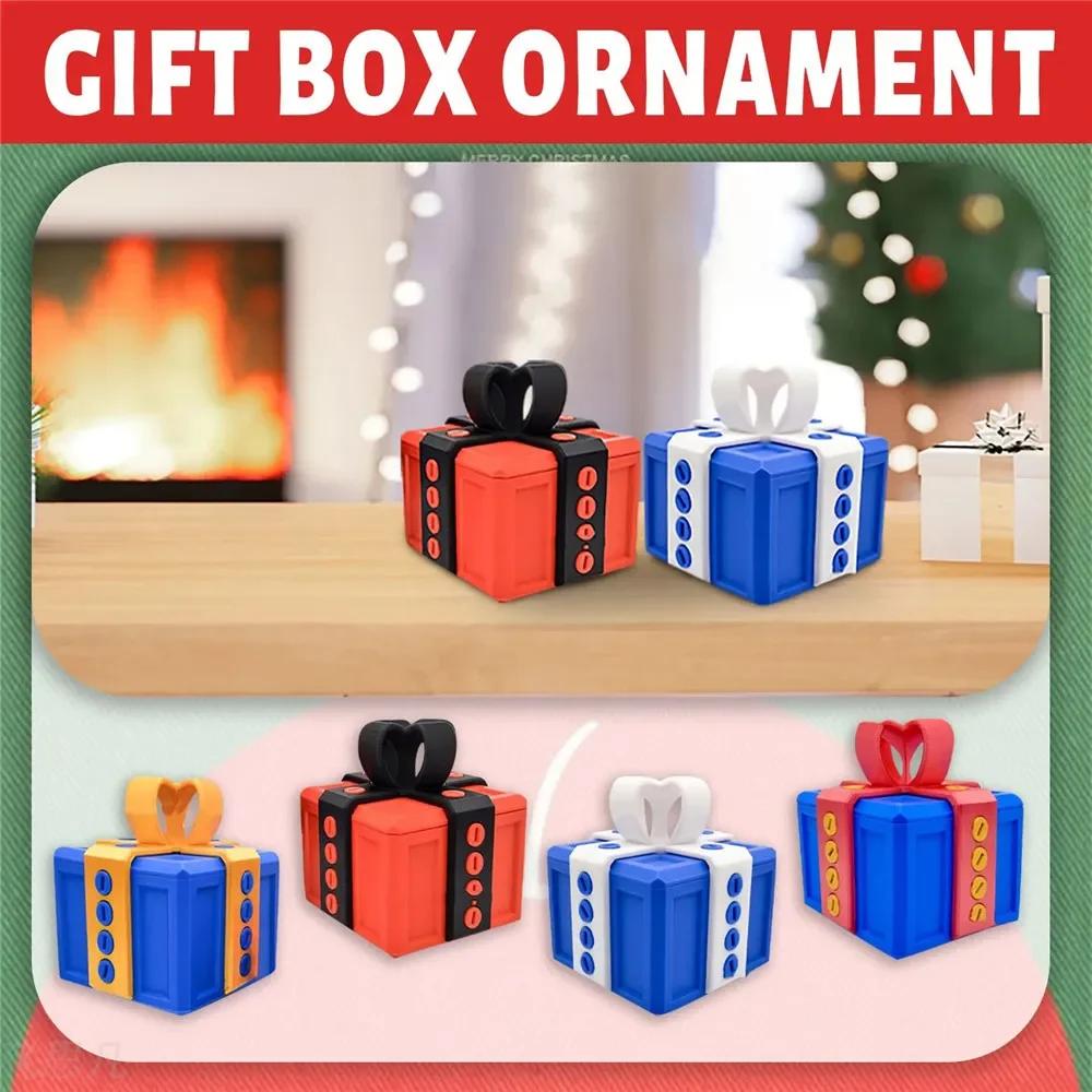 New Annoying Gift Box 3D Printed Annoying Gift Box Ornament 2024 New Festival Ornament Decoration Gifts