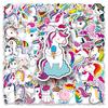 101 Unicorn Doodle Personalized Cartoon Children's Guka Hand Account Waterproof DIY Skateboard Suitcase Stickers