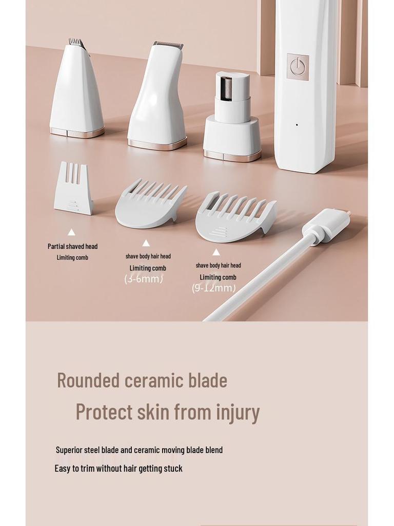 Pet Grooming Electric Clipper: Cat & Dog Shaver, Nail Grinder, Hair Trimmer