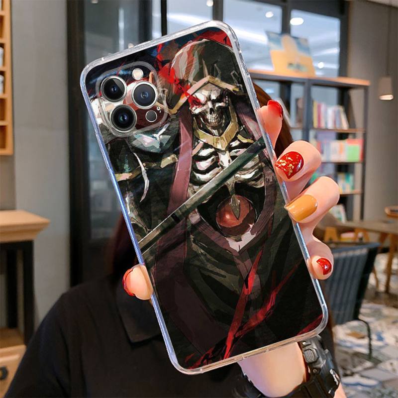 

Чехол для телефона Overlord для iPhone 14, 13, 12, 11 Pro Max XS X XR SE 2020, 6, 7, 8 Plus, мини-прозрачный чехол iphone 14 plus