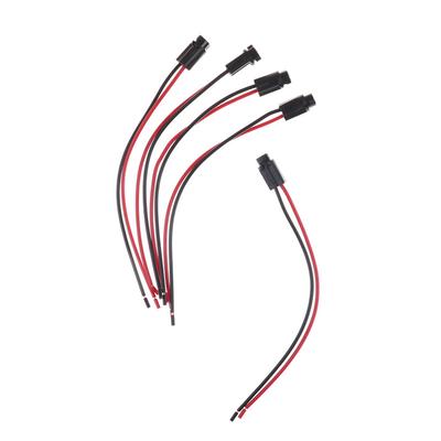 5Pcs T5 Wired Dashboard Gauge Led Light Lamp Bulb Socket Holder For Auto Car