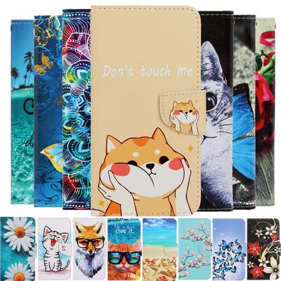 Cat Dag festett tok Funda Iphone 11 12 Pro Max Xr X Xs Max 6 6s 7 8 Plus Se 2 telefontokhoz mágneses flip bőr Coque