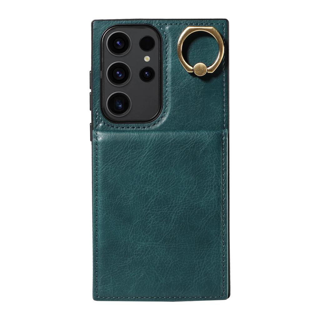 Ring Bracket Vertical Opening Wallet Card Slot Phone Case for Samsung Galaxy S22,S23,S24,A05,A12,A13,A14,A15,A52,A72,A22,A32,A33,A53,A73,A23,A24...