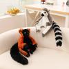 Entzückendes realistisches Lemuren-Stofftier Kuscheltier sitzend Zoo Souvenir Geschenk für Kinder Geburtstag