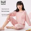 Mao Ren Girls' Modal Seven-Sleeve Pajama Set