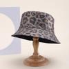 New big head circumference bucket hat women spring and autumn sunscreen sunshade show face small PU basin hat fashion bucket hat