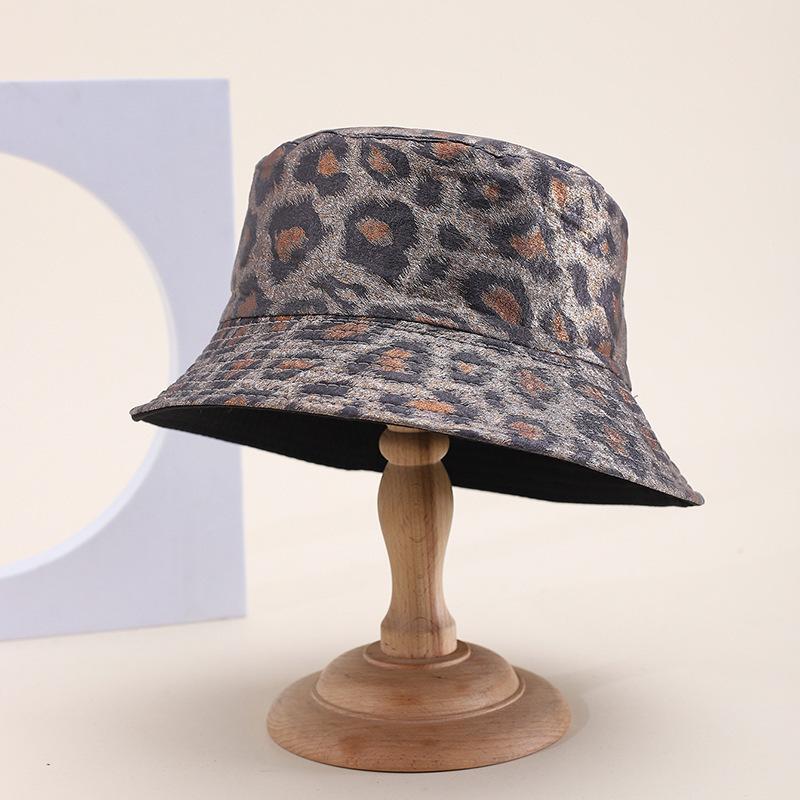 New big head circumference bucket hat women spring and autumn sunscreen sunshade show face small PU basin hat fashion bucket hat