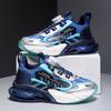Batch of children's sports shoes 2025 spring and autumn new boys' mesh breathable running shoes medium and older children's button dad shoes