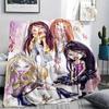 1pz Coperta di Flanella con Stampa Bratz, Alta Qualità per Tutte le Stagioni, Arredamento per la Casa, Calore e Comfort, Perfetta per Regali di Natale