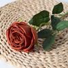 Retro Simulated Single Rose Multiple Colors Suitable For Wedding And Decor Home