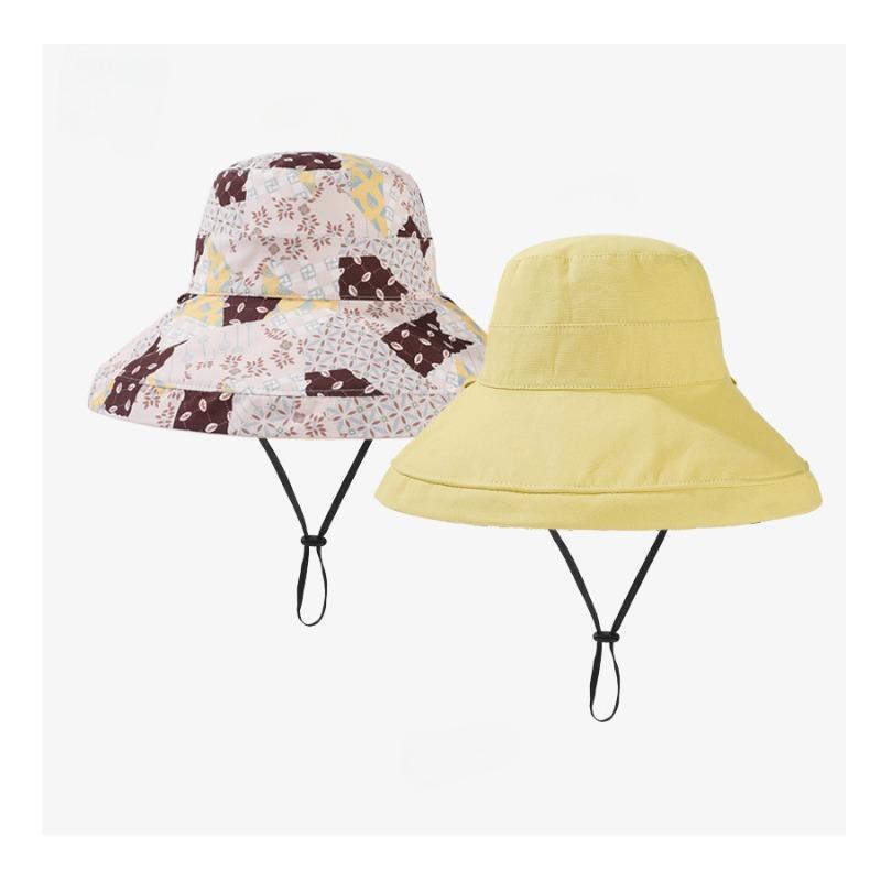 Summer Full Cotton Fisherman Hat Versatile Temperament Casual Double-sided Sun Hat
