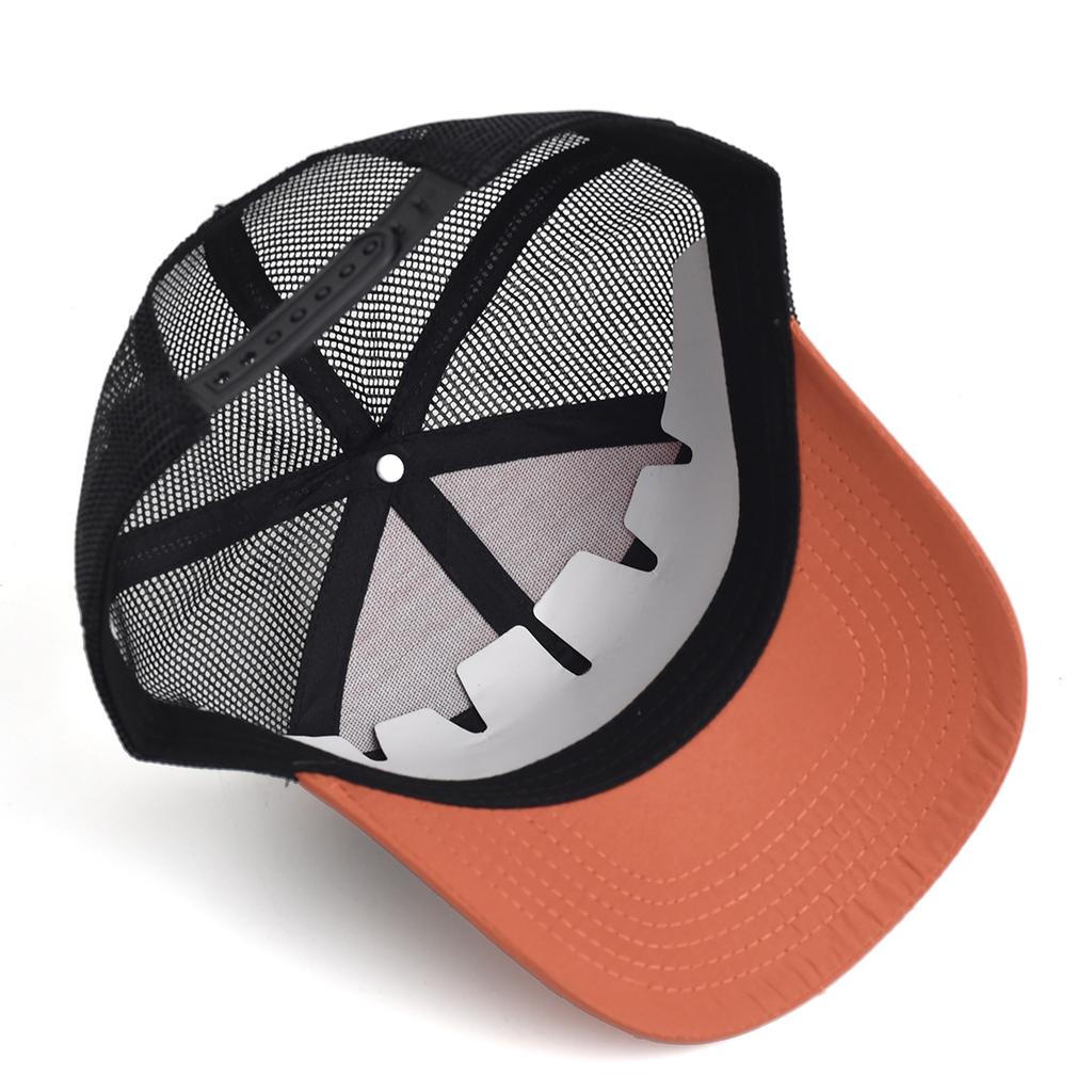 Summer Mesh Breathable Personality Sticker Embroidery Mesh Women'S Baseball Cap Men'S Outdoor Sunscreen Cap