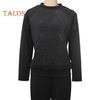 2 Teile/satz Frauen Top Hosen Anzug Strass Dekor O Hals Langen Ärmeln Patchwork Sport Sweatshirt Elastische Taille Hose Fitness Outfit Herbst frühling