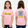 Snorks Cartoon Graphic Printed TShirt Boys and Girls Casual T-shirt Kids Summer Polyester Short Sleeve Daily Life Children Shirt