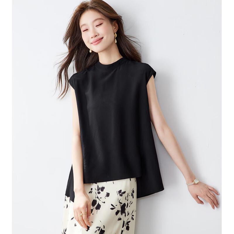 Srcr Women's Silk Crepe De Chine Sleeveless Top