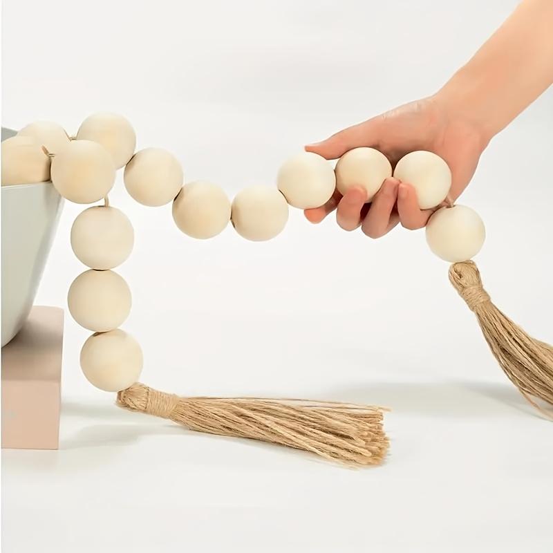 200pcs Large 16mm Unfinished Wooden Beads-Ideal for DIY Crafts,Farmhouse,Jewelry Making&Holiday Ornaments,Natural Spacer Beads