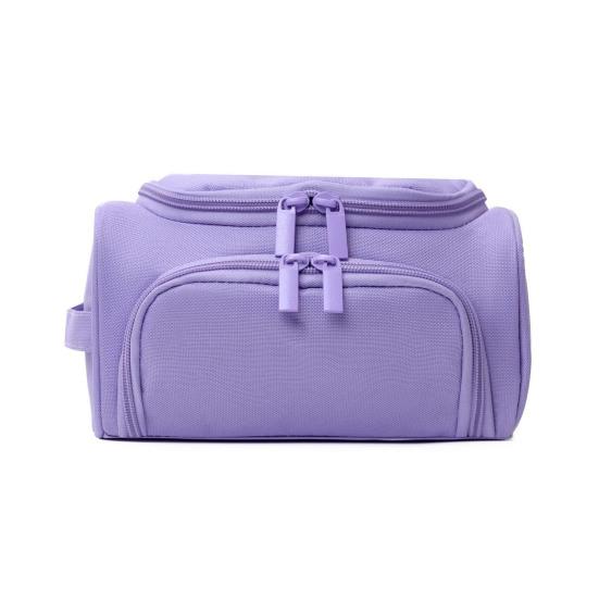 

Cute Pencil Case Large Capacity Stationery Organizer Multifunctional Zipper Bag for School Supplies Home Office Dormitory фиолетовый