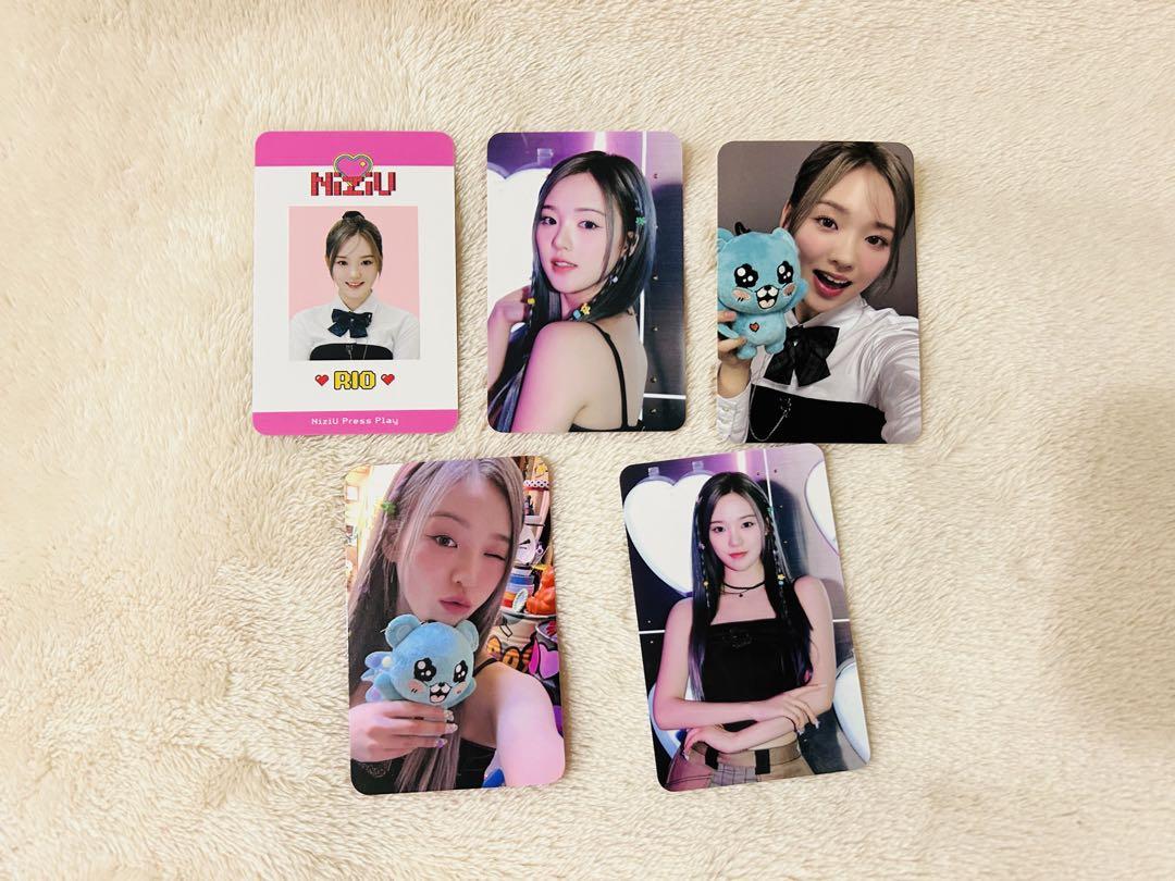 

[USED] NiziU Press Play Trading Card Rio Hearstris