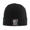 Elefanino Kühlschrank Halloween Italienischer Gehirnfäule Absurdes Meme Mützen Beanie Mützen Herbst Strickmütze Unisex Kopfbedeckung Kappe