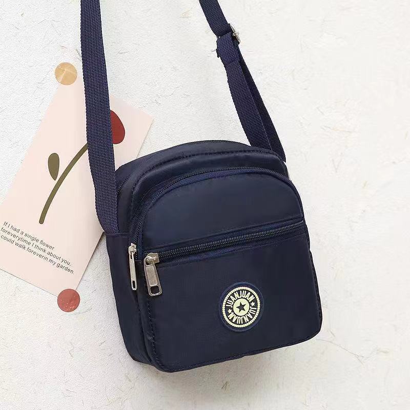 Wholesale New Flower Cloth Bag Oblique Span Bag Middle-aged and Elderly Bag Stall Night Market Oxford Cloth Shoulder Bag Women's Bag Canvas Bag