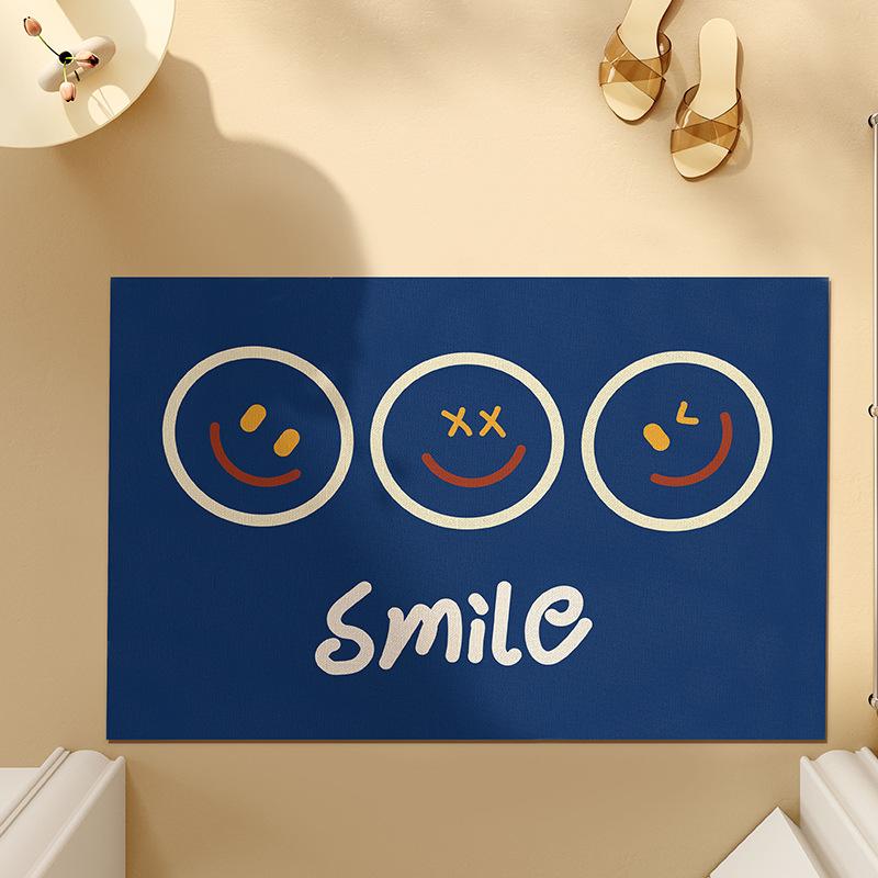 

Cartoon Naked Eye 3D Three-dimensional Expansion Diatom Mud Bathroom Floor Mat Bathroom Absorbent Pad Wet Dry Separation Anti-slip Foot Mat 40 * 60cm