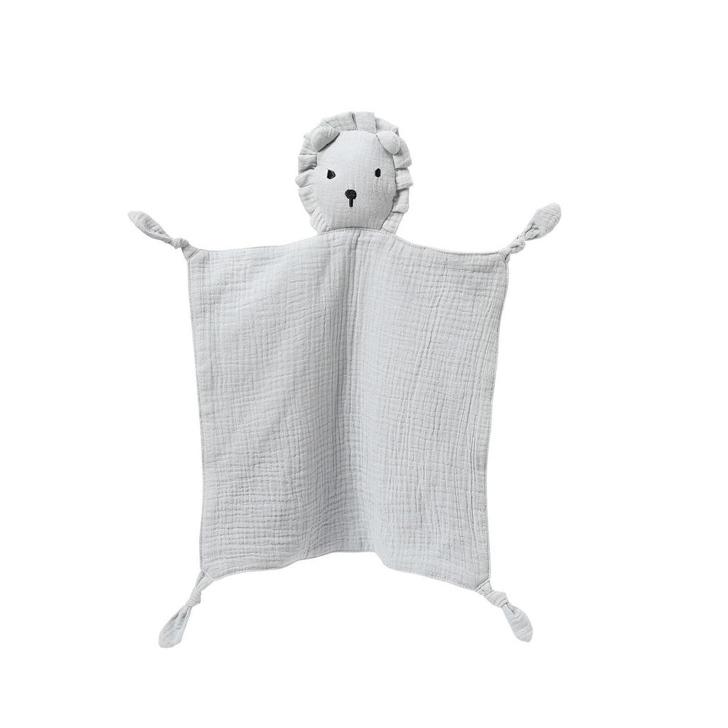 Cross-Border Baby Muslin Lion Comfort Blanket: Pure Cotton Sleep Companion Toy