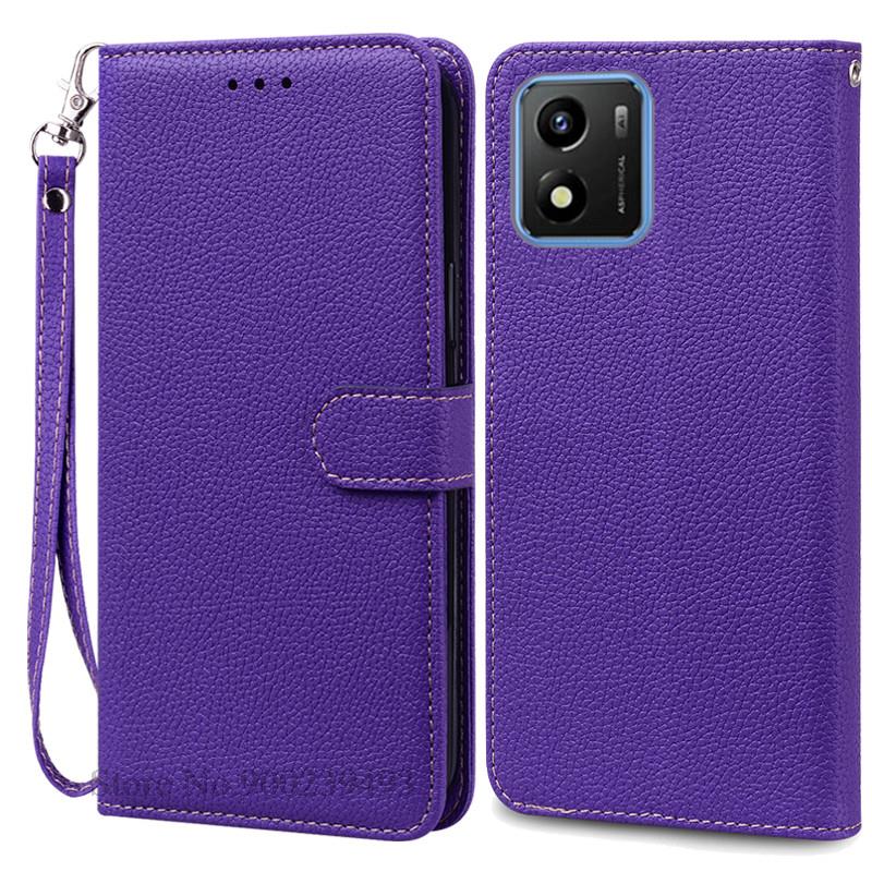 Für Vivo Y01 Hülle Vivo Y15A Y15S Leder Brieftasche Flip Cover Handyhülle Für Vivo Y01 Y 01 V2166 V2120 V2147 V2134 Hülle Fundas