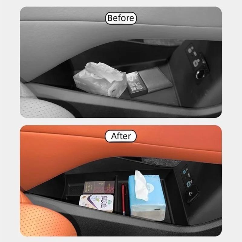 For BYD ATTO 8 SEALION 8 Armrest Storage Box Organizer 2025 2026 Interior Accessories (version without refrigerator)