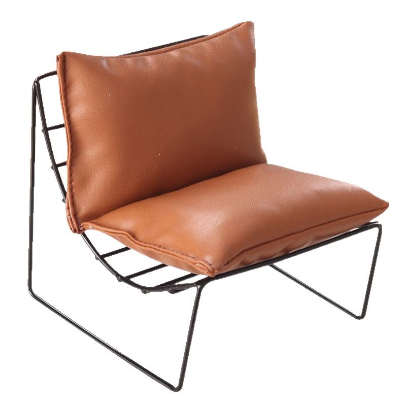 1/6 Scale Wrought Iron Sofa Chair Mini Model for BJD Dollhouse